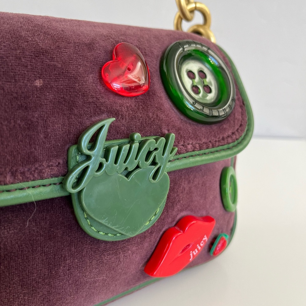 VTG Y2K JUICY COUTURE Velour Mini Bag - Picture 2 of 12